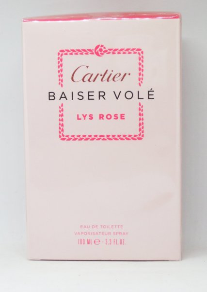 Cartier Baiser Volé Lys Rose Eau de Toilette Spray 100 ml